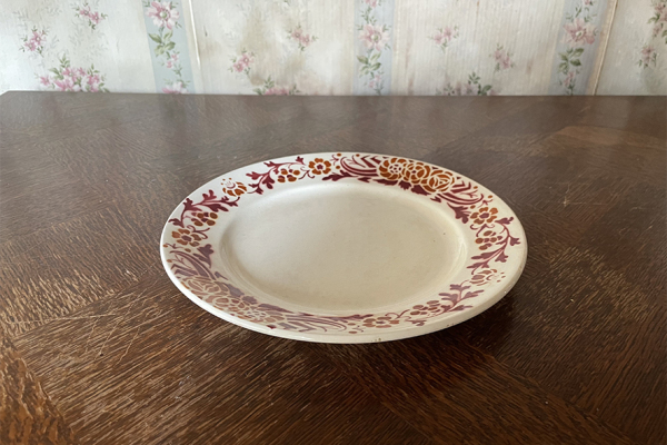 ASSIETTEPLATEFLEURI22CM